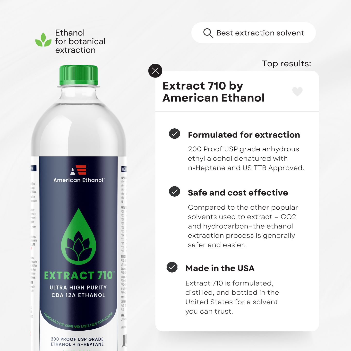 Extract 710 - CDA 12A Completely Denatured Ethanol with n-Heptane