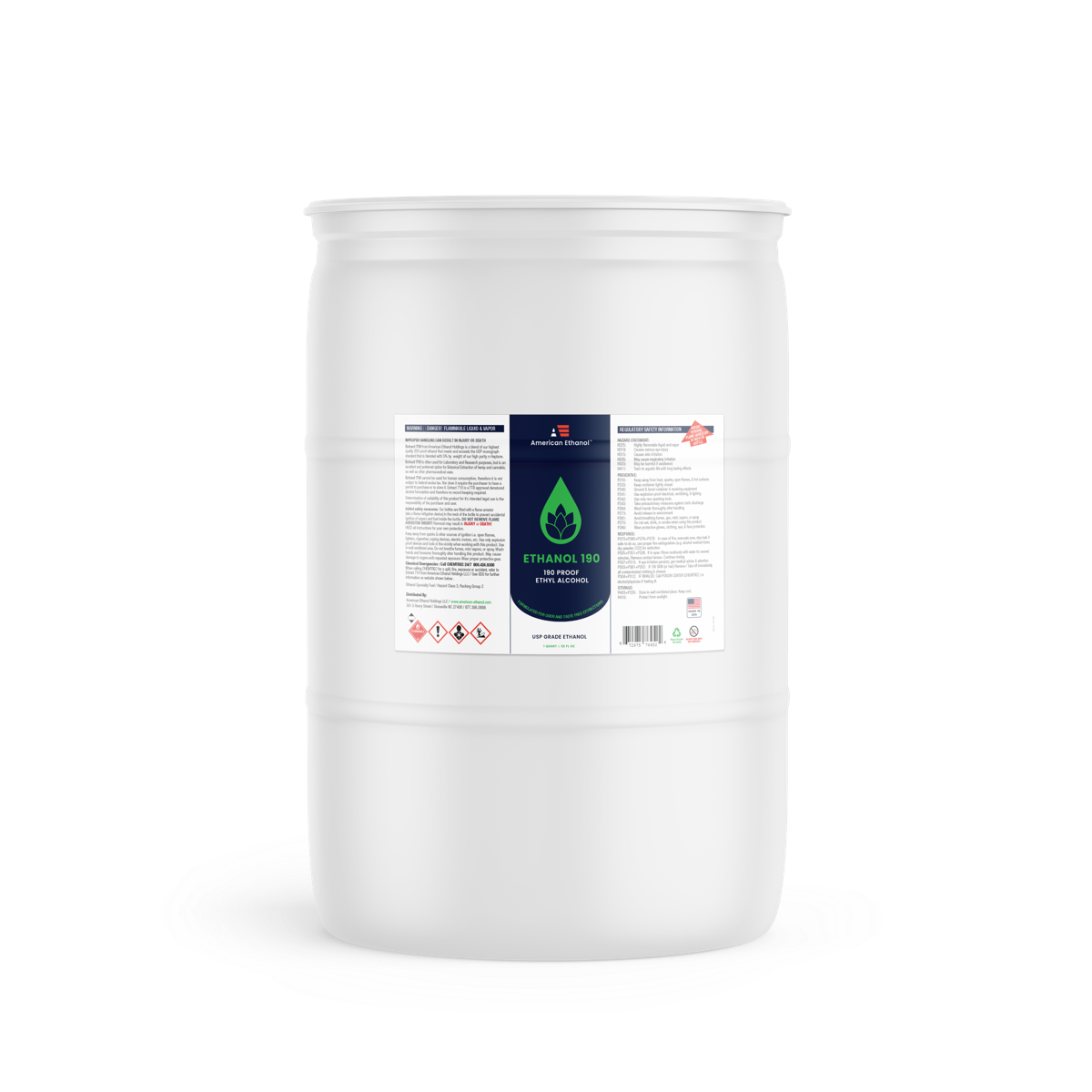 Ethanol 190 Proof - USP Grade Undenatured Ethanol GNS