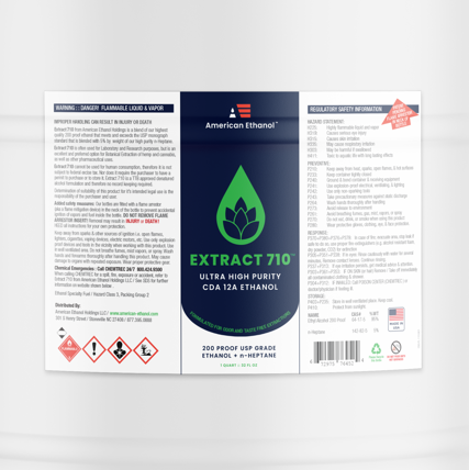 Extract 710 - CDA 12A Completely Denatured Ethanol with n-Heptane