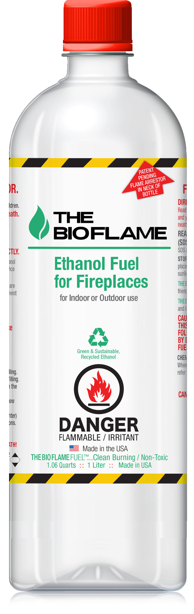The BIO FLAME FUEL™ 1 Liter x 6 Pack